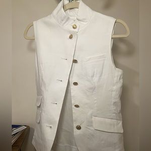 Sophia Richie Style Rag and Bone White Button Top - size 2